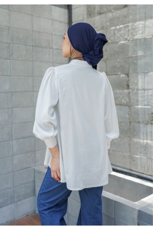 Jasmina Embroidery Blouse White